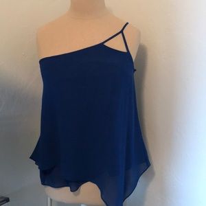 Naked Zebra off the shoulder Tank